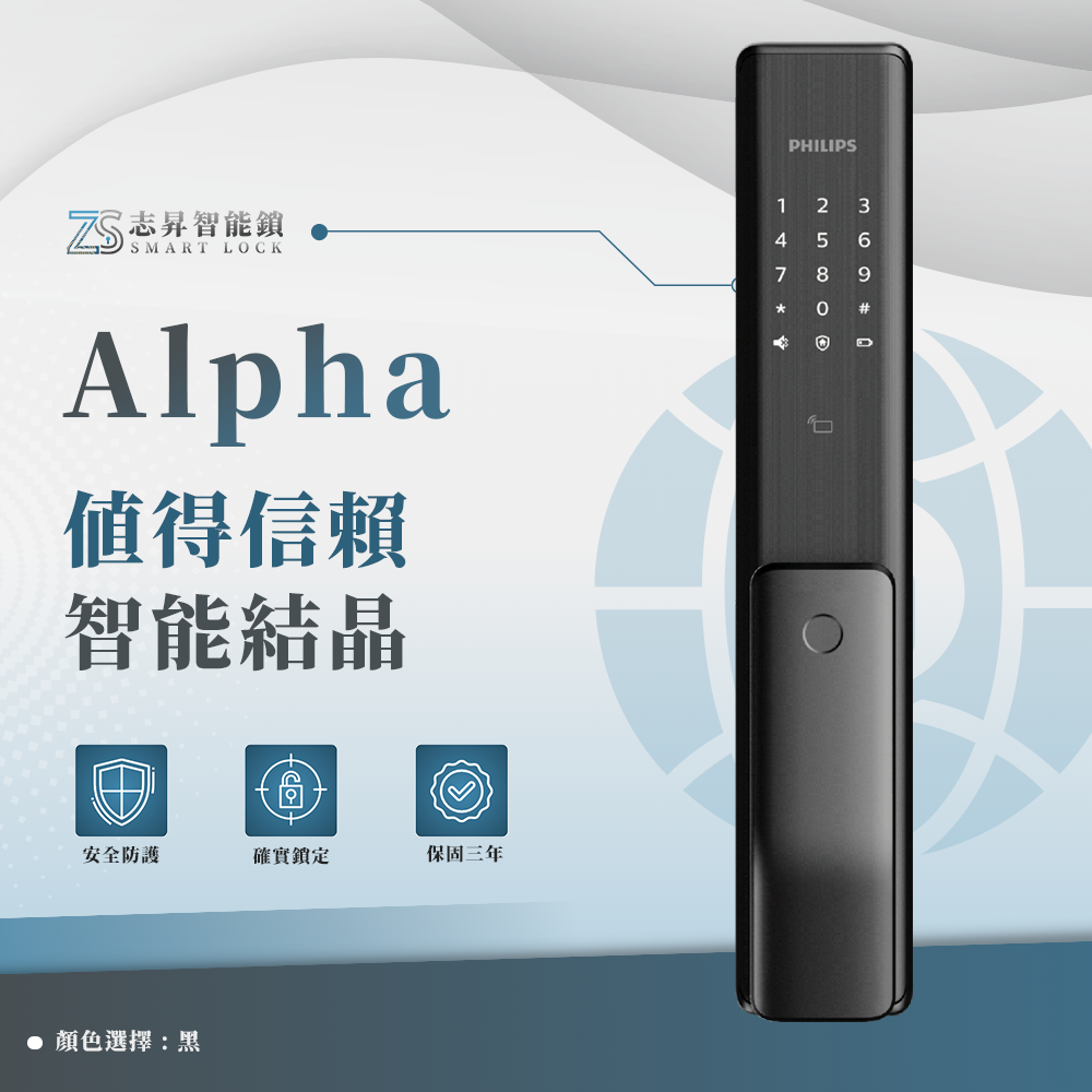 PHILIPS-Alpha推拉式智能鎖