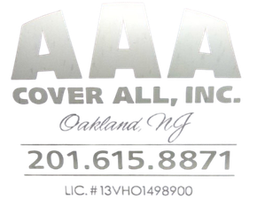 AAA Cover All, Inc. logo with three silver 