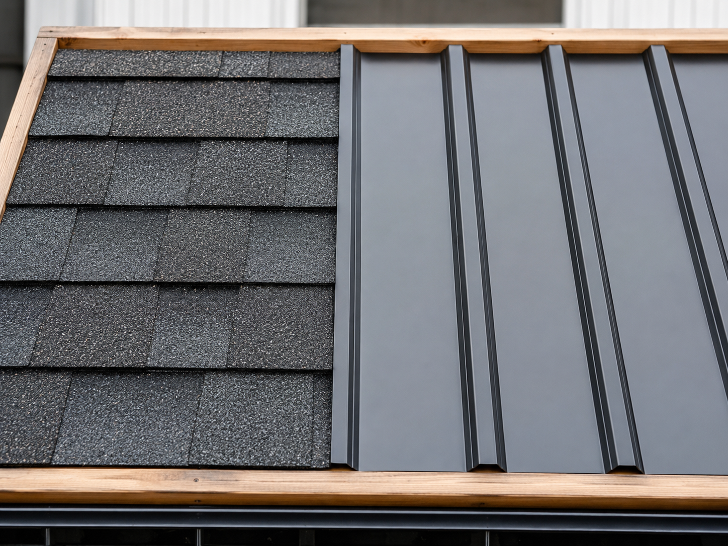 asphalt shingles vs metal roofing comparison