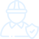 Graphic of a character wearing a hard hat