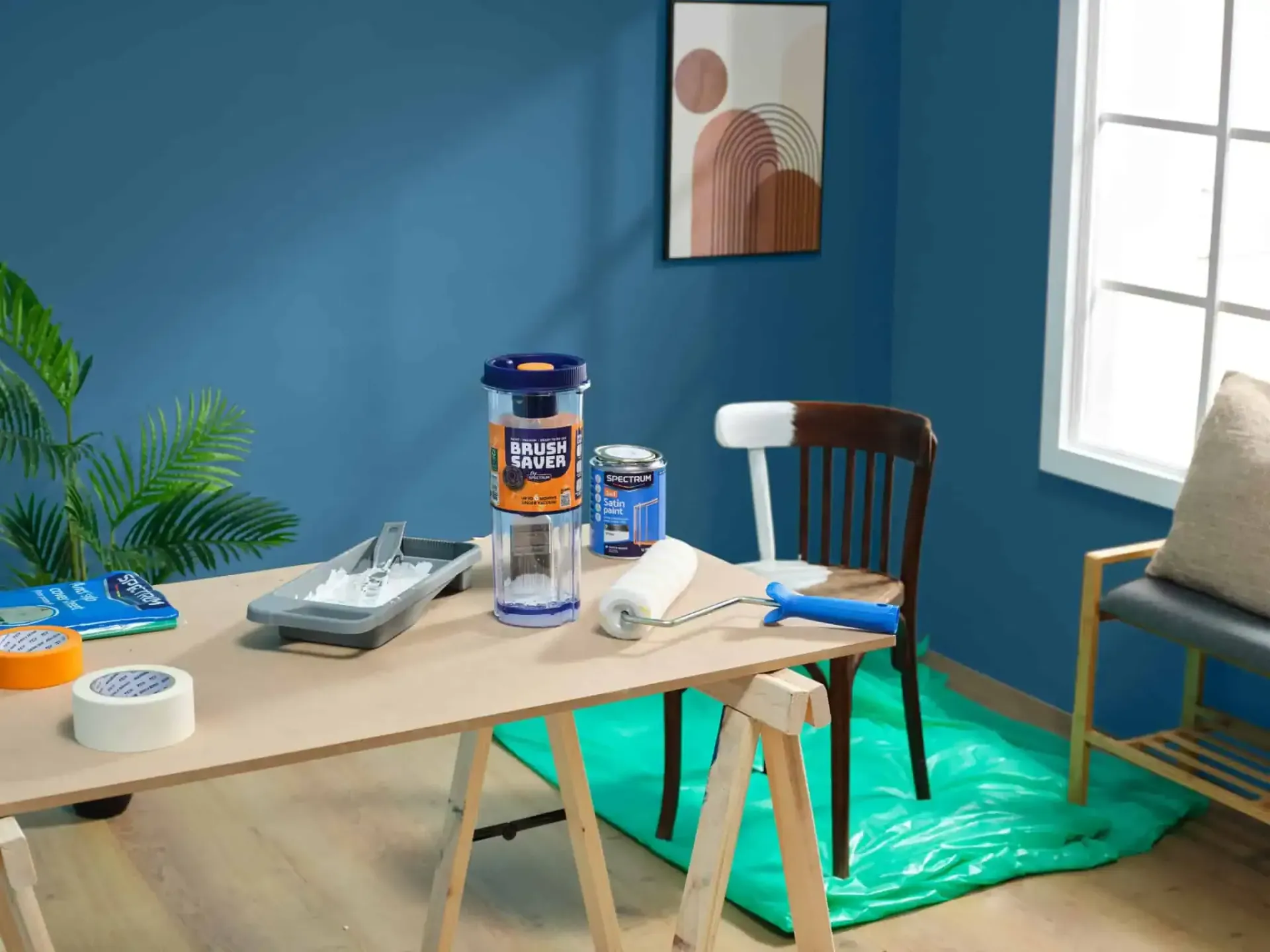 Vacuum Paint - Artikel Wonen360 - Action lanceert een slim kwastenvacuüm - BrushSaver, Action Nederland