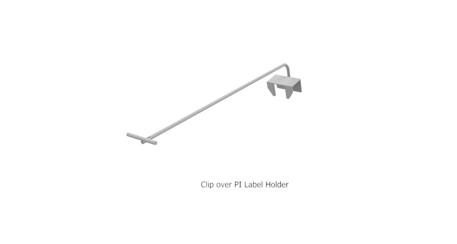 Clip Over PI Label Holder
