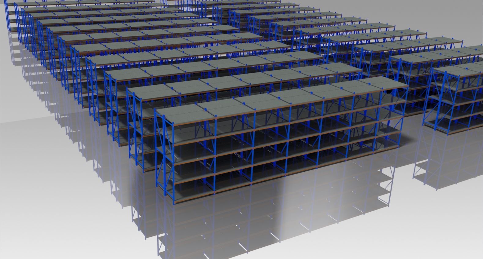 Full warehouse layout