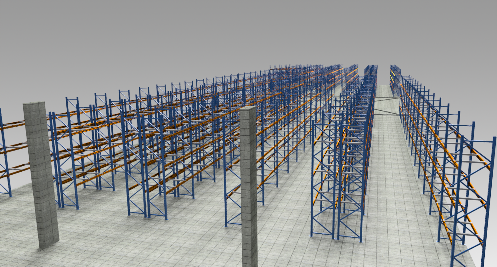High Rise Racking Layout
