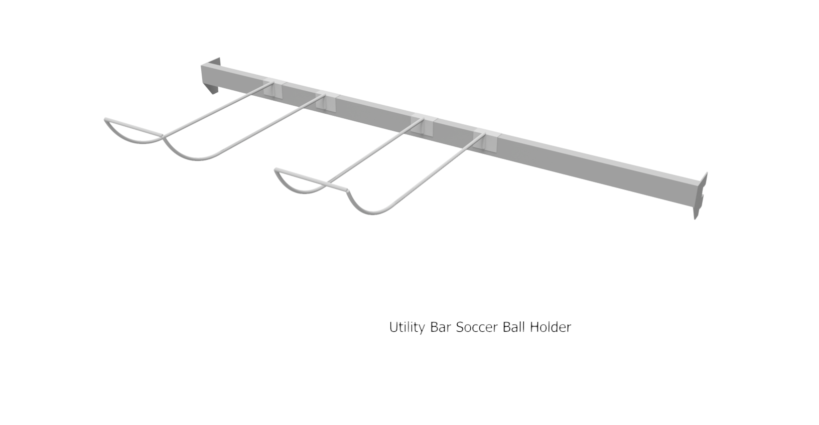 Utility Bar Soccer Ball Holder