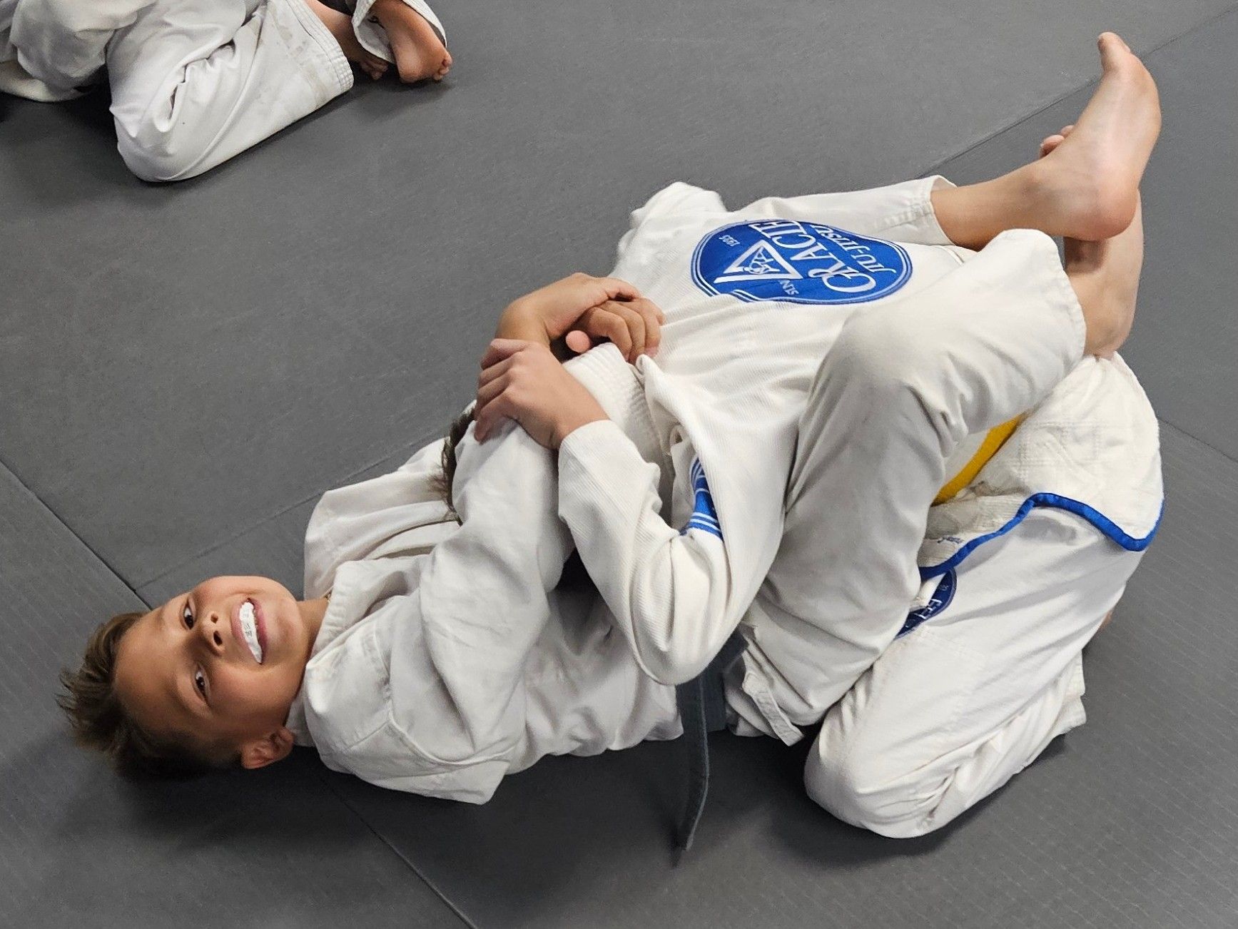 Students drilling Jiu-Jitsu techniques at Centerline Jiu-Jitsu Chandler in Chandler, AZ.