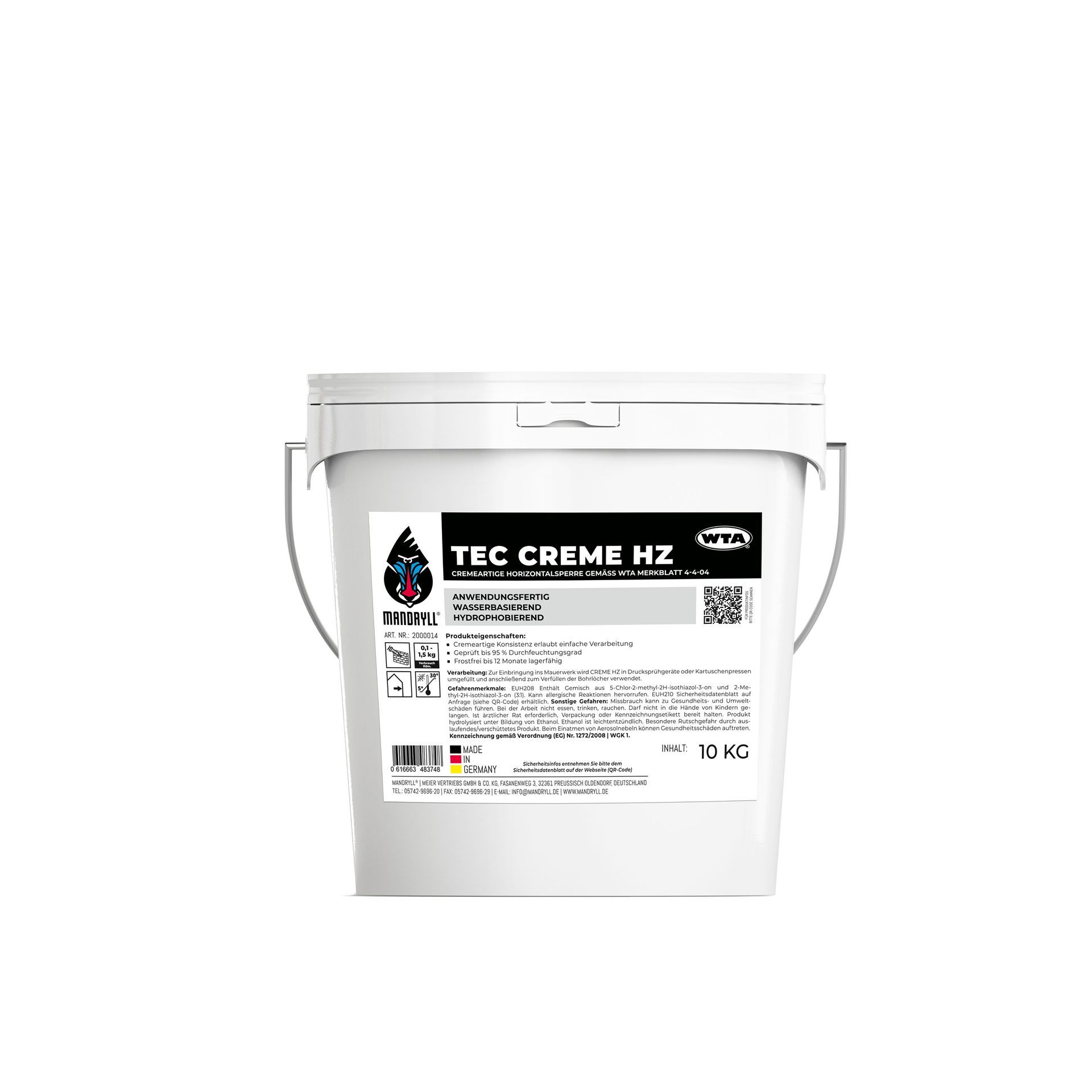 MANDRYLL TEC CREME HZ