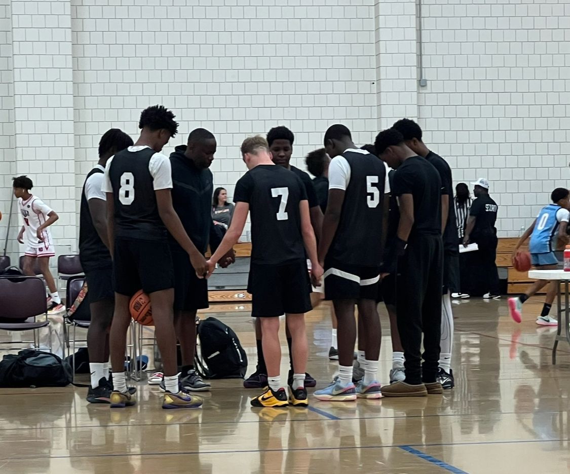 Instagram team huddle post-game