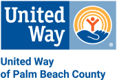 The logo for the united way of palm beach county