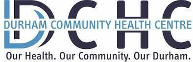 Durham Community Health Centre logo: DCHC letters with tagline