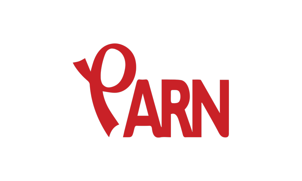 Red logo: