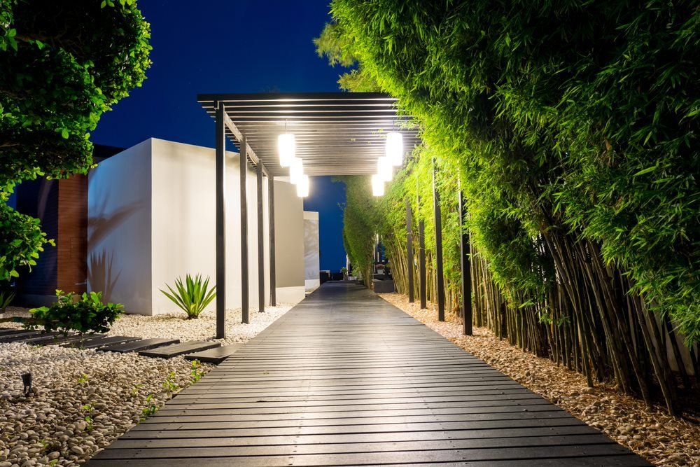 Beautiful Outdoor Lighting — Electrical Services in Jensen, QLD