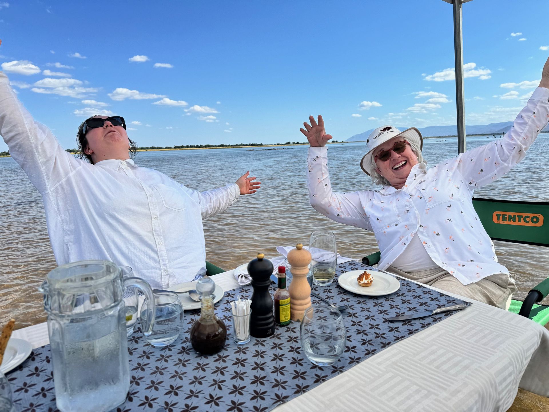 Lunch in the Zambezi