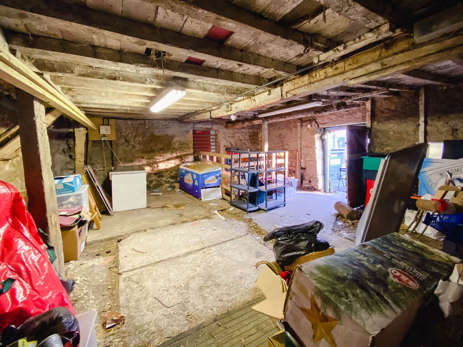 Before the converted barn at the Isle of Wight Donkey Sanctuary