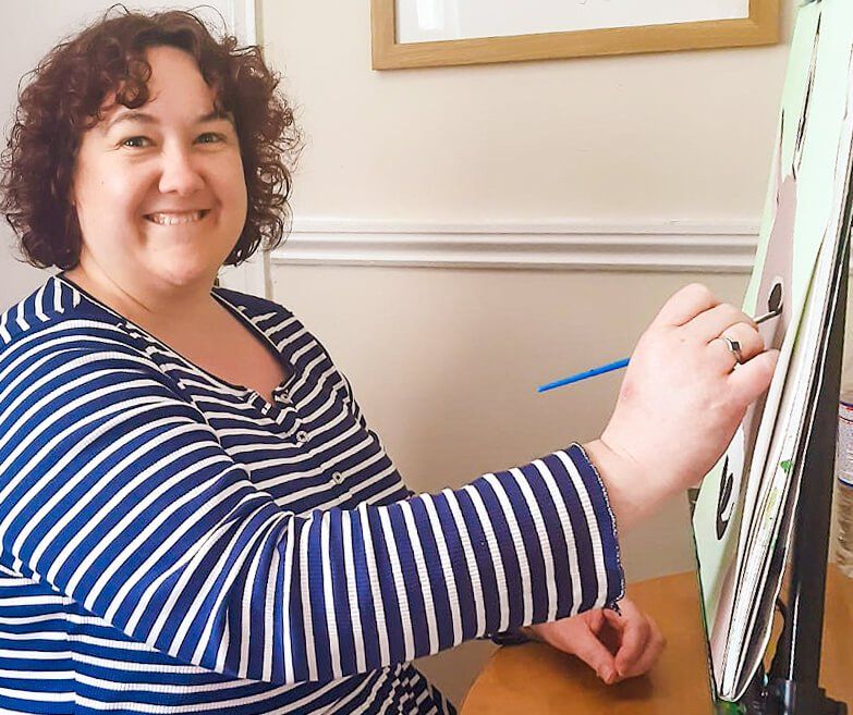 This artist painted donkey pictures to raise money for the Isle of Wight Donkey Sanctuary