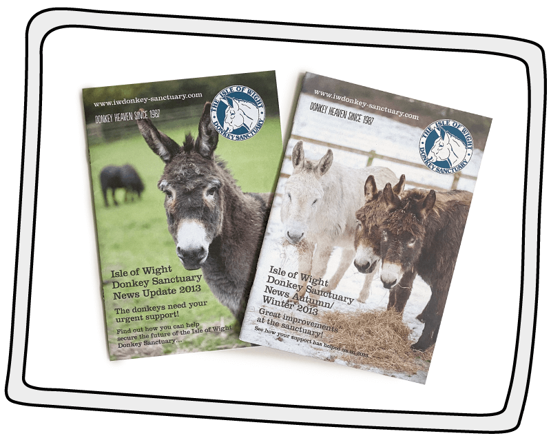 The Isle of Wight Donkey Sanctuary's first printed newsletter in 2013 The Isle of Wight Donkey Sanctuary's first printed newsletter in 2013