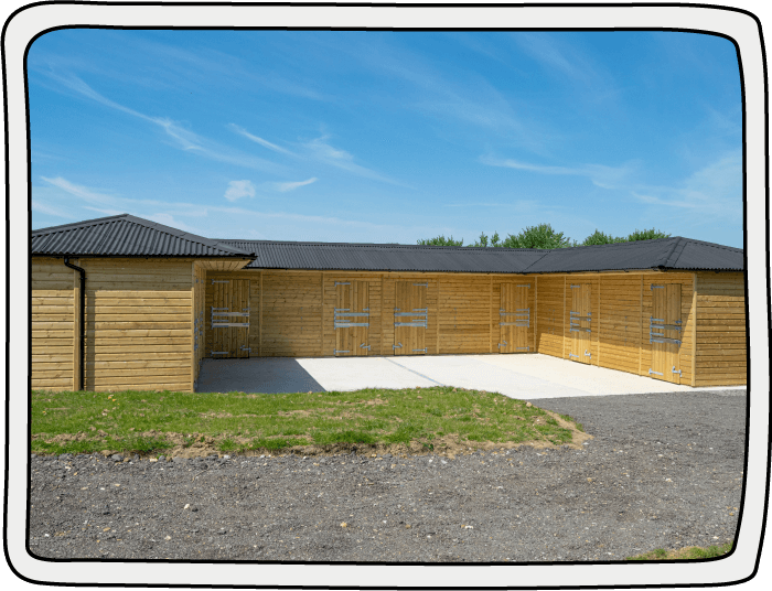 Poppy's Place was built in 2019 New barn called Poppy's Place at the Isle of Wight Donkey Sanctuary