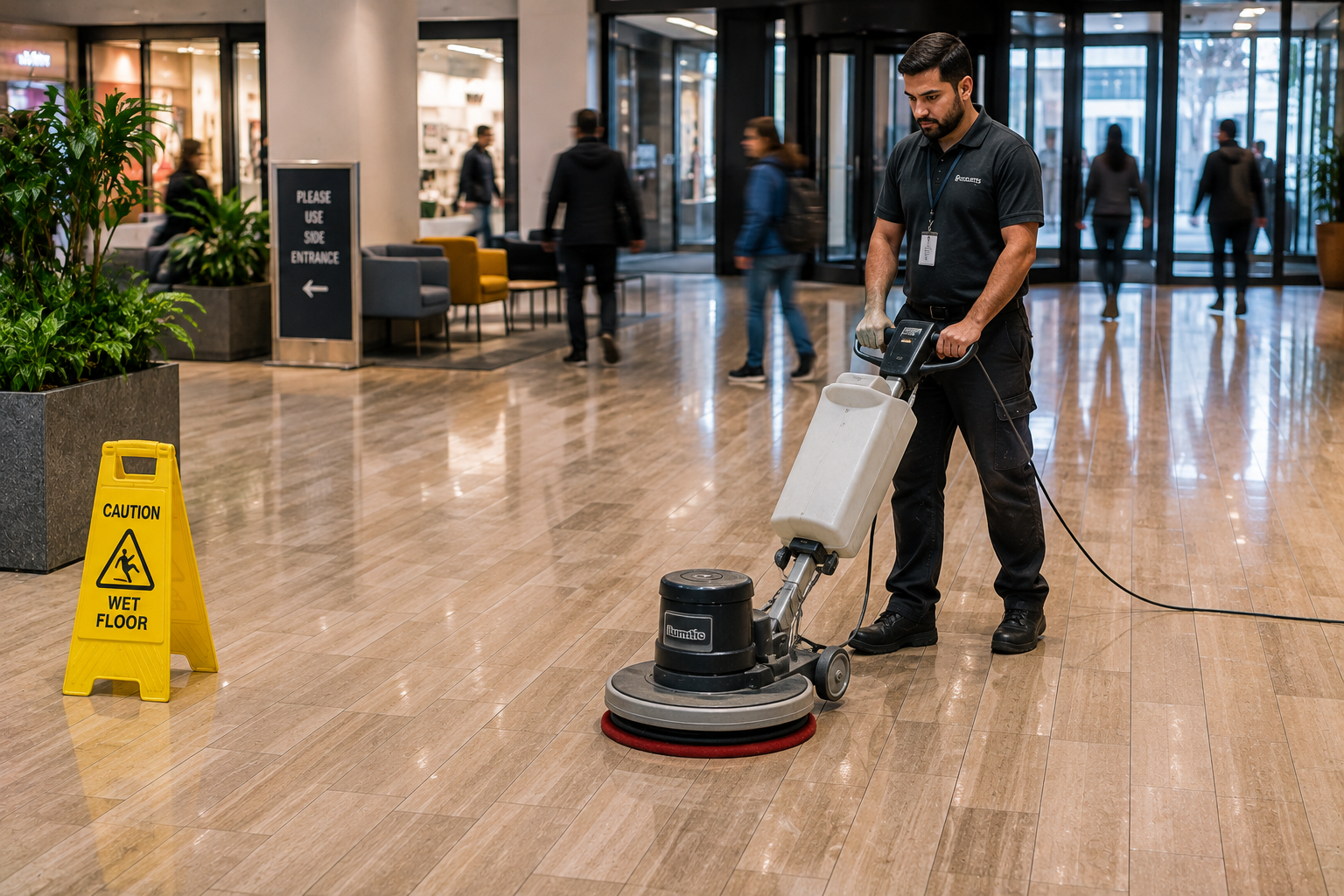 Flooring Maintenance for High-Footfall Commercial Spaces