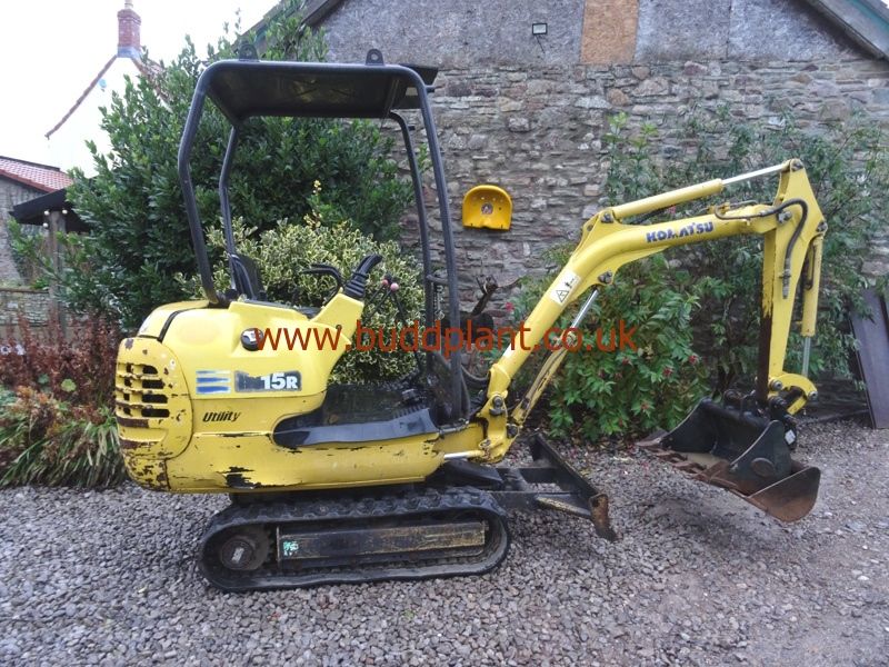 Kit D'autocollants Décalques Pour Komatsu PC15R – Neuf, Fabrication Royaume-Uni