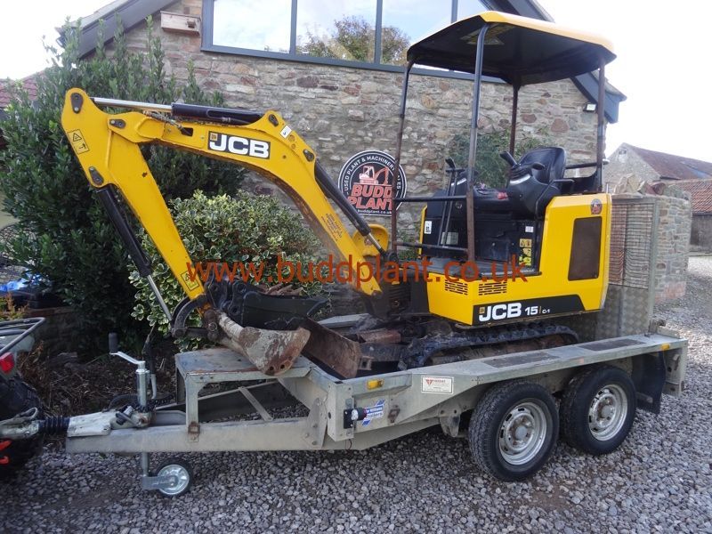 JCB 15C-1 MINI DIGGER WITH TRAILER