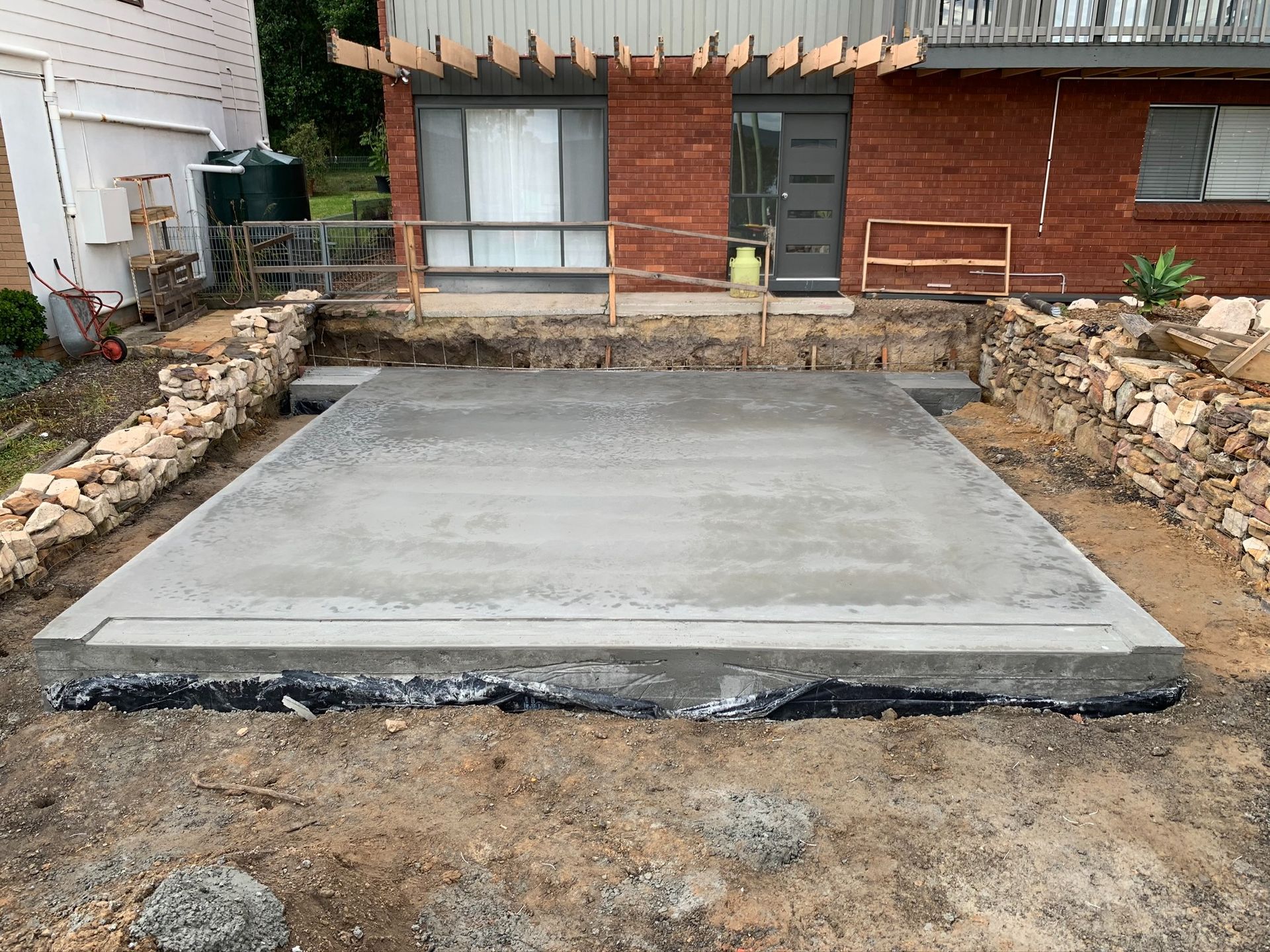 Yattalunga garage and driveway