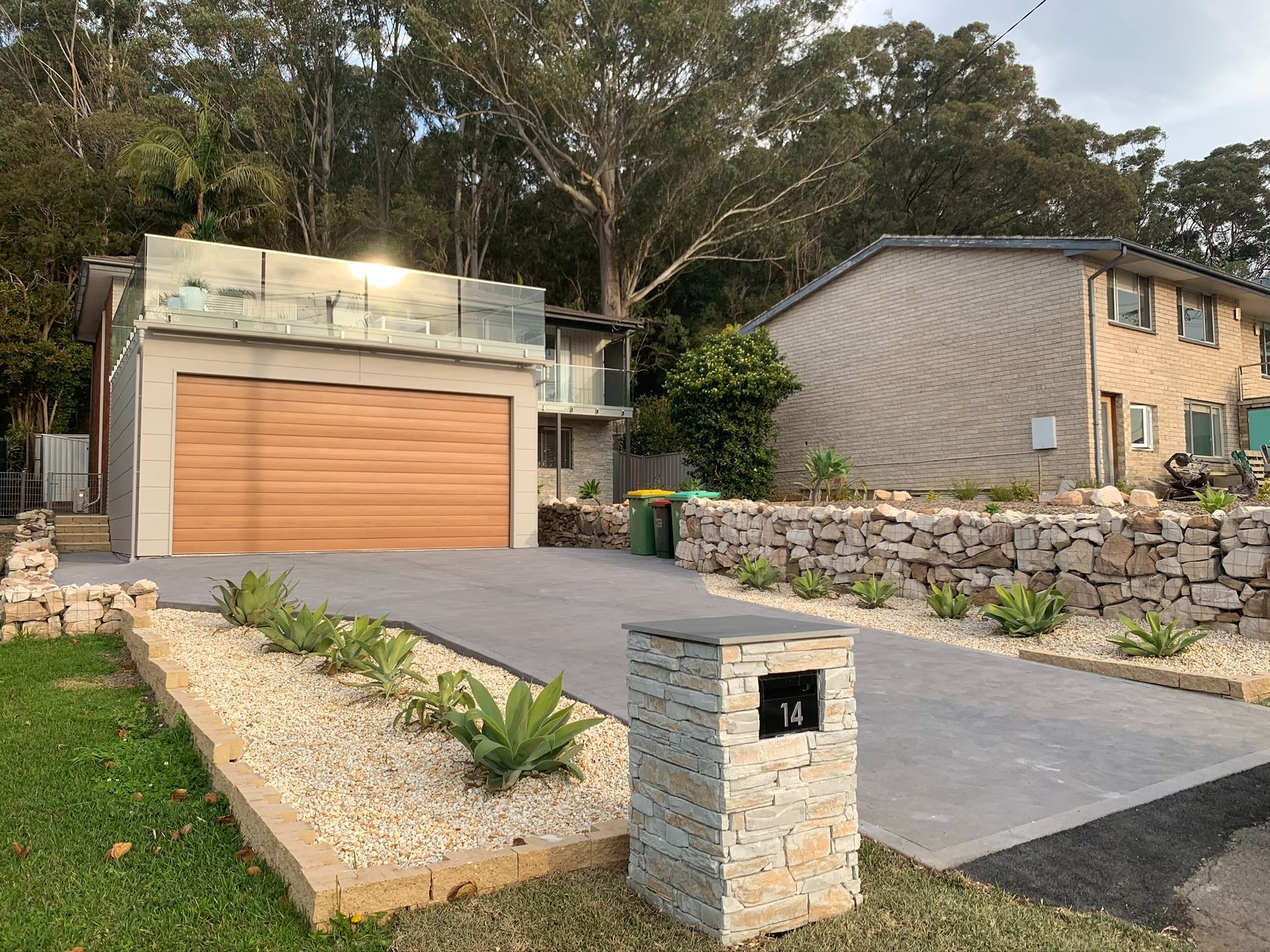 Yattalunga double garage and outdoor living area