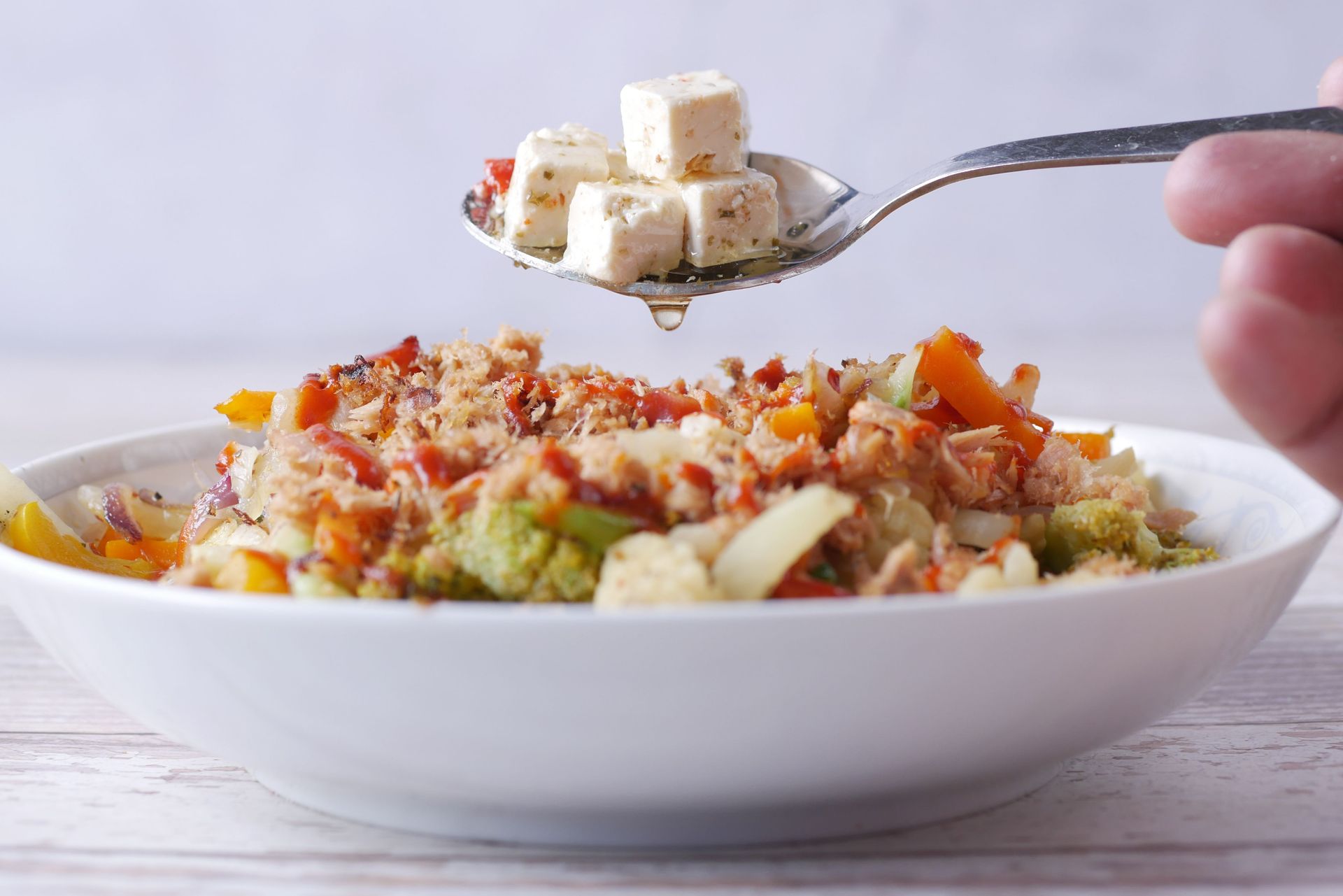 Middle Eastern Tofu Bowl
