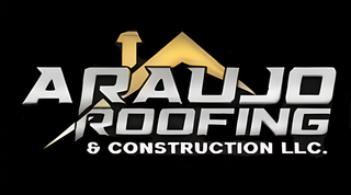 A logo for araujo roofing and construction llc
