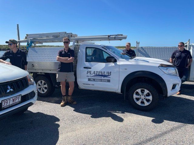 Air Conditioner On Wall Background - Air Conditioning Services in Mackay, QLD Air Conditioning Vehicle - Air Conditioning Services in Mackay, QLD