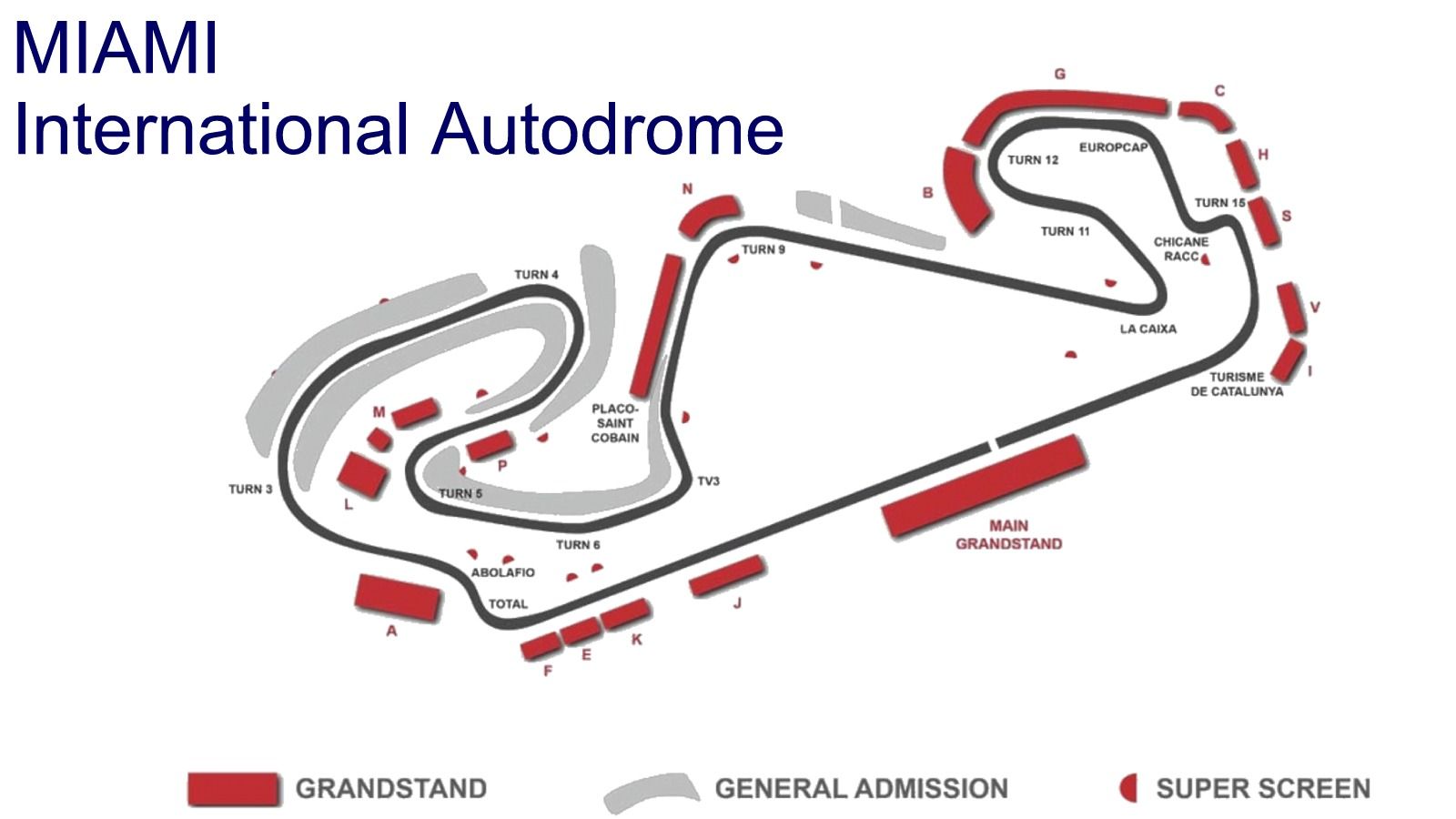 Miami International Autodrome circuit
