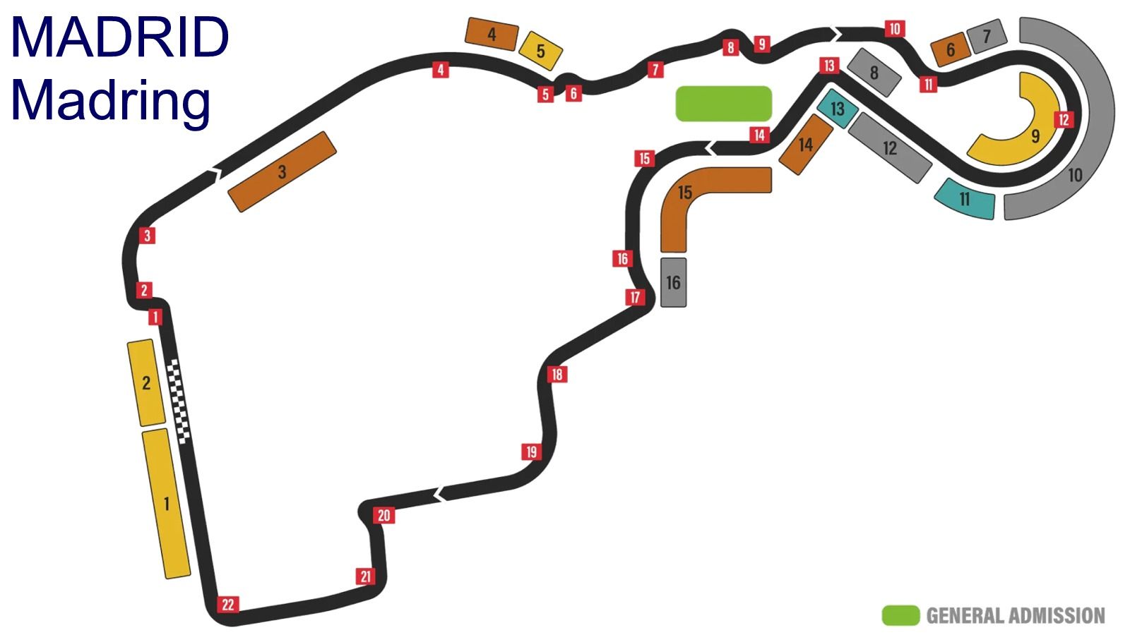 madric formula one circuit (madring)