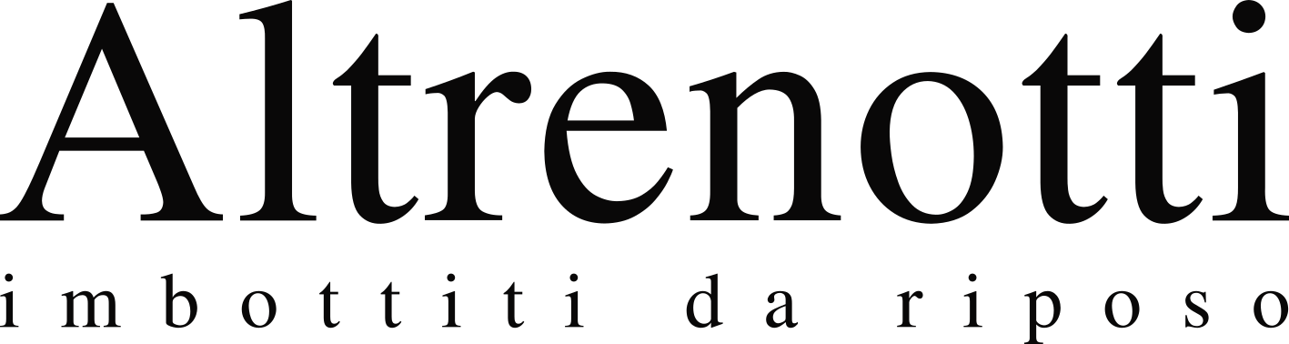 Altrenotti logo with the words “imbottiti da riposo” underneath