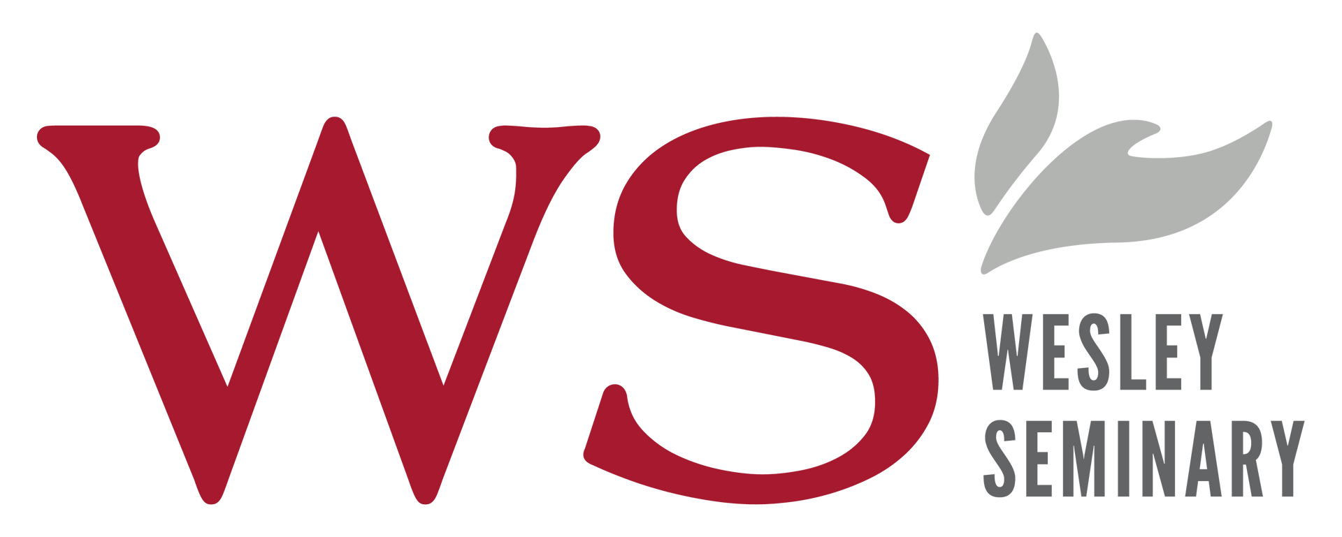 Wesley Seminary logo with red “WS” and gray leaf beside the words “Wesley Seminary”