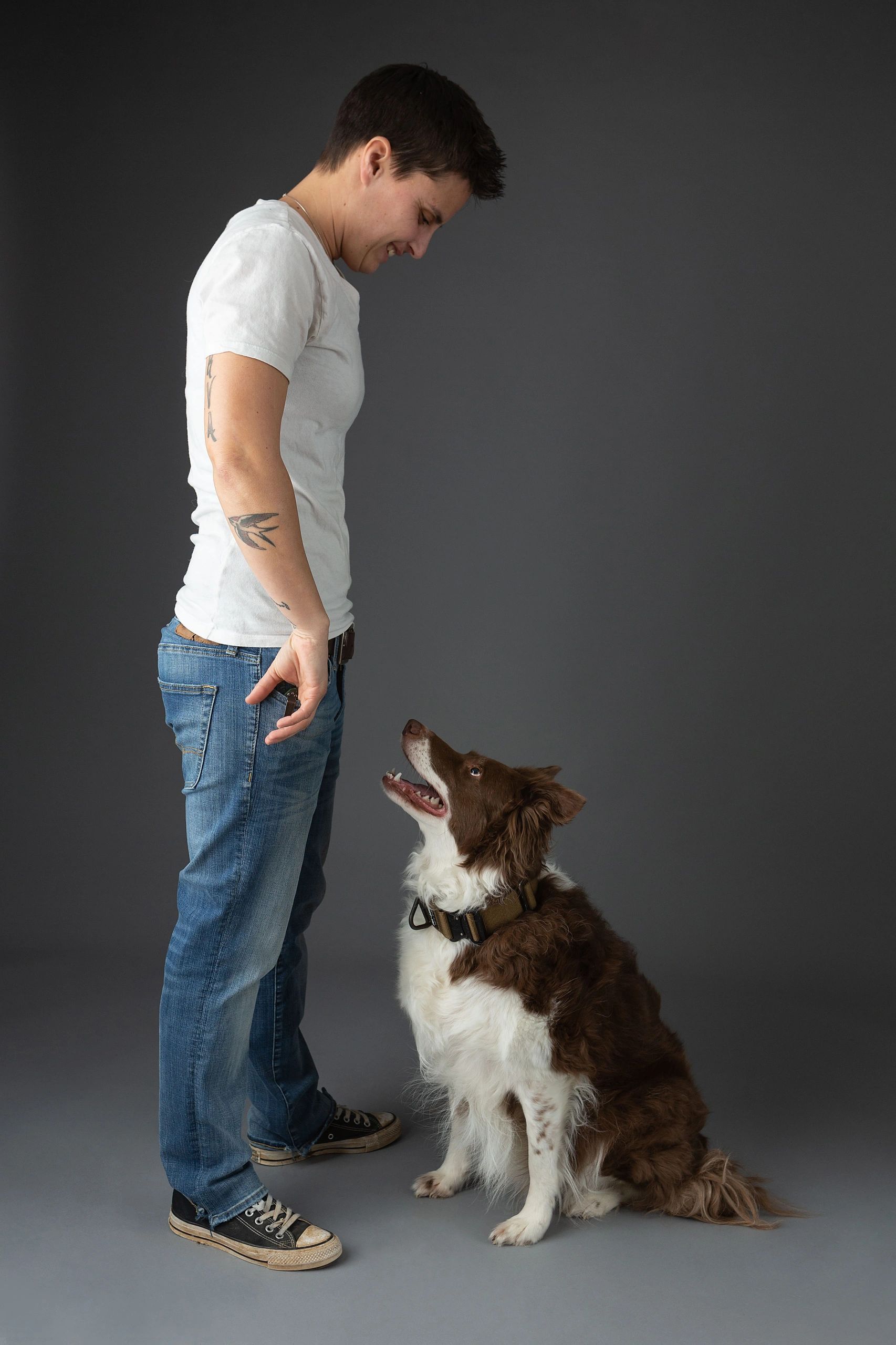 Owner and Dog