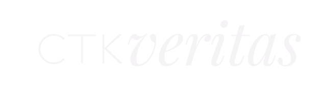 CTK Veritas logo in light gray.