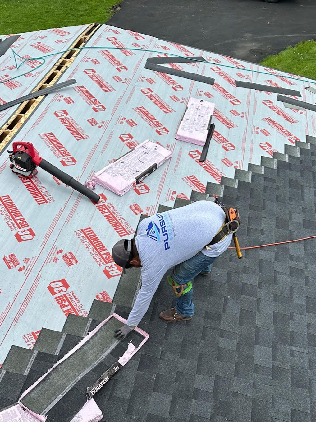 New Roof on Home Installed by Pursuit Exteriors