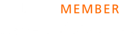 Orange text reading “MEMBER” on a white background