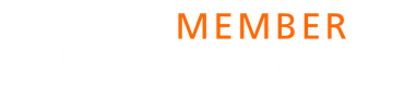 Orange text reading “MEMBER” on a white background