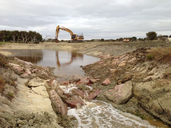 Dam construction