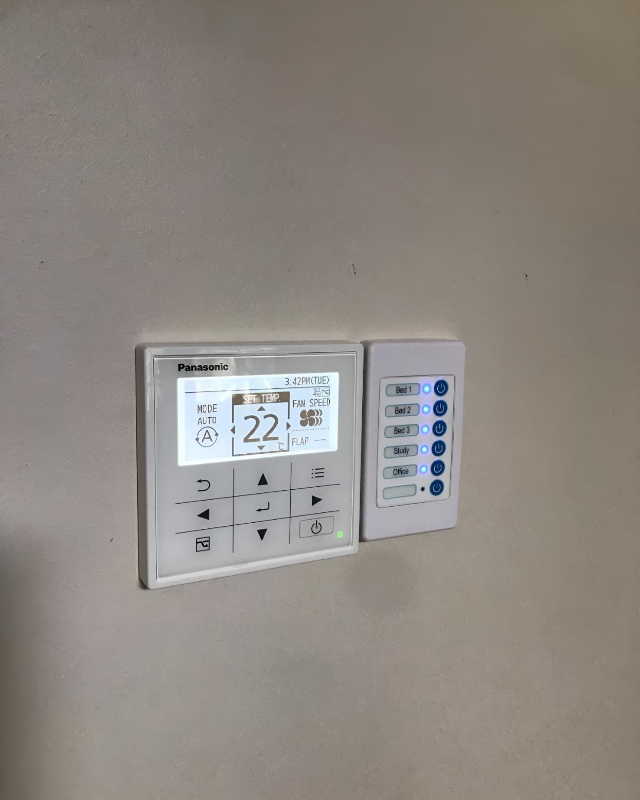 Thermostat is Mounted on a Wall — Coolman Airconditioning in Ballina, NSW