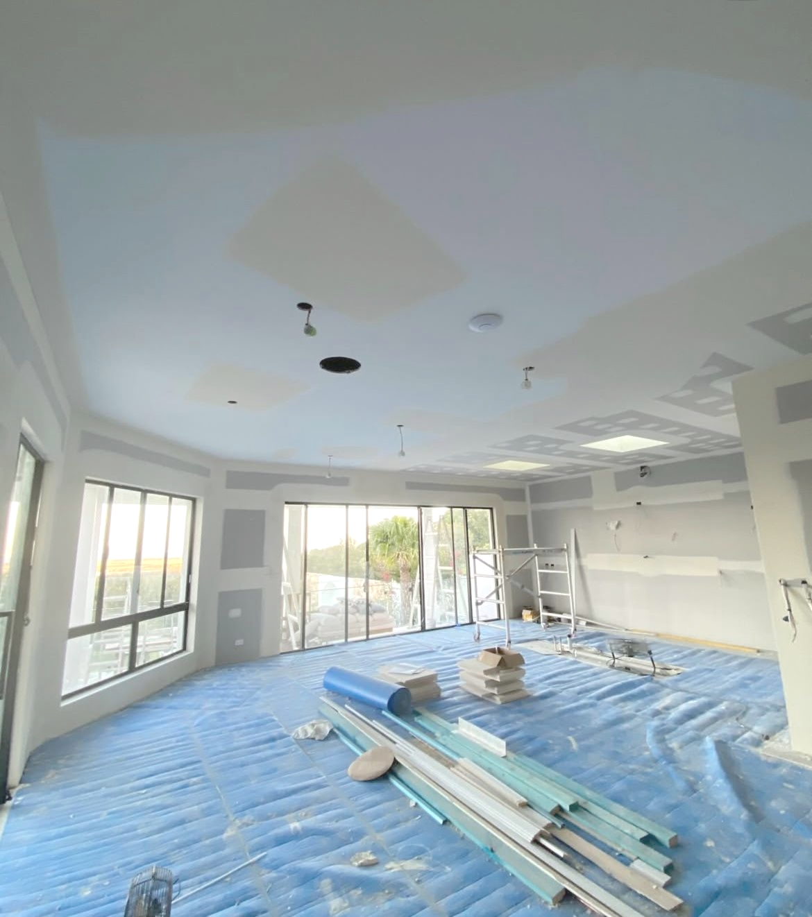 Interior of A Room Under Construction — Completely Plastered North Coast in Goonellabah, NSW