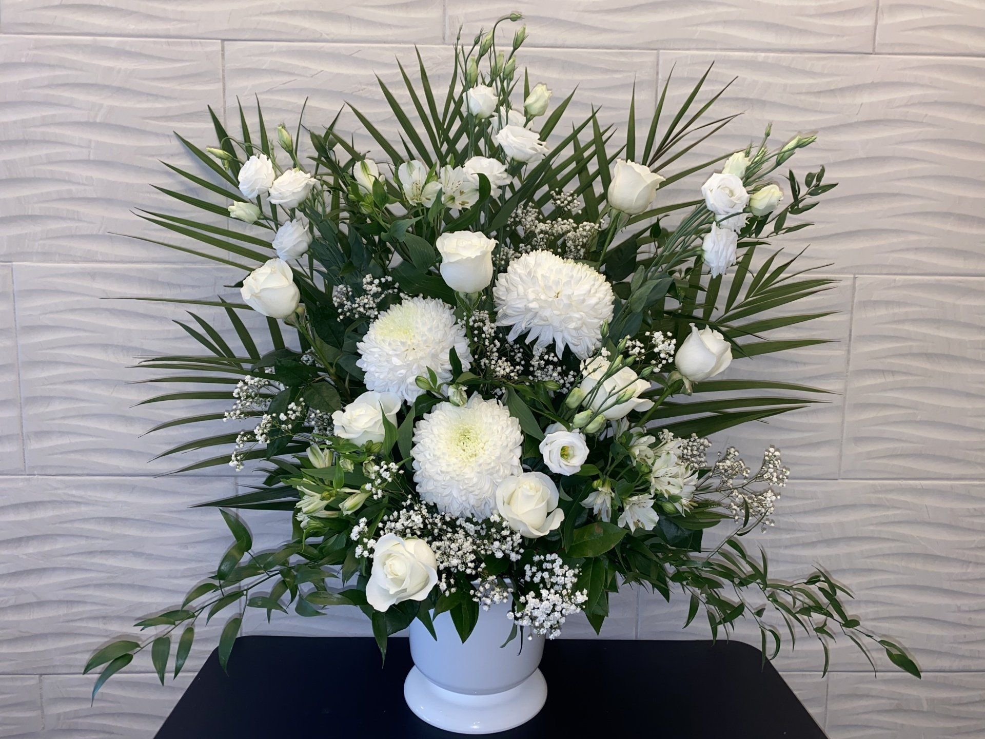 Large White Floral Arrangement