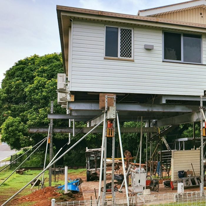 A House That is Being Built on Stilts — Pro-Jax Pty Ltd in Bohle, QLD