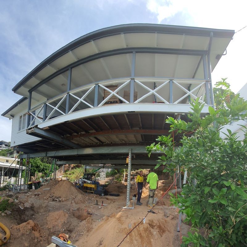 A House That is Being Built on Stilts  — Pro-Jax Pty Ltd in Julia Creek, QLD