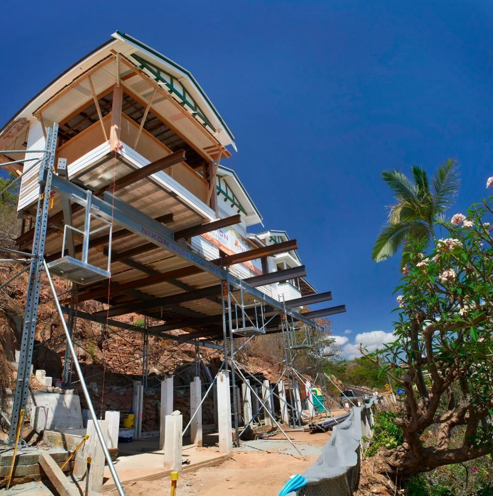 A House That is Being Built on Top of a Hill — Pro-Jax Pty Ltd in Bohle, QLD
