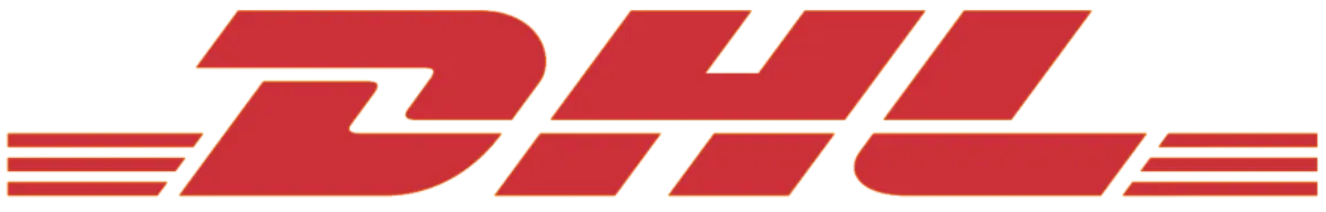 DHL logo in red on a white background