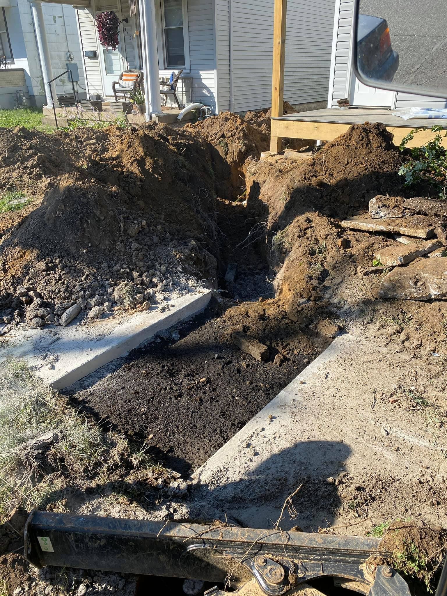 yard excavation