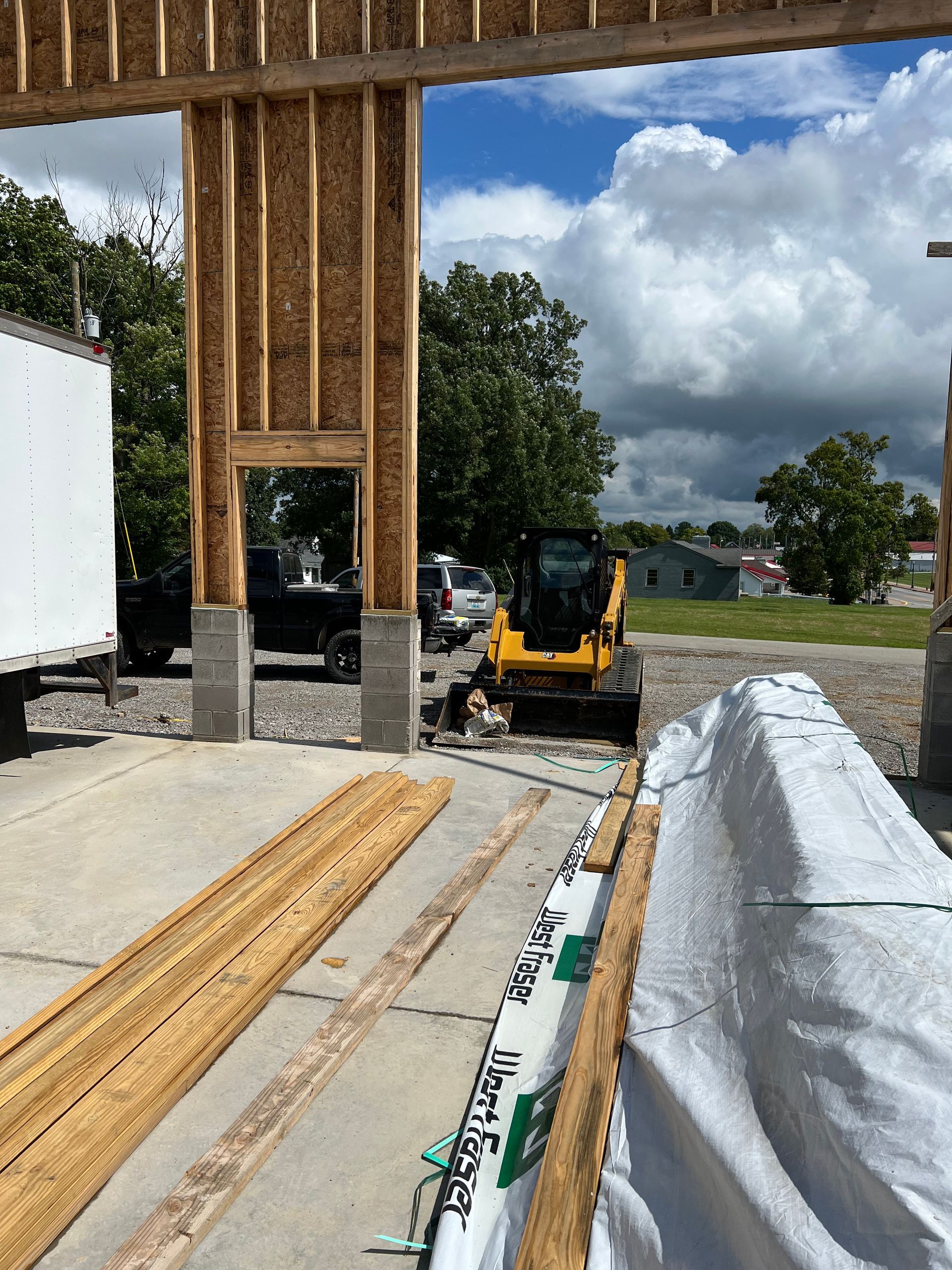 foundation and siding work