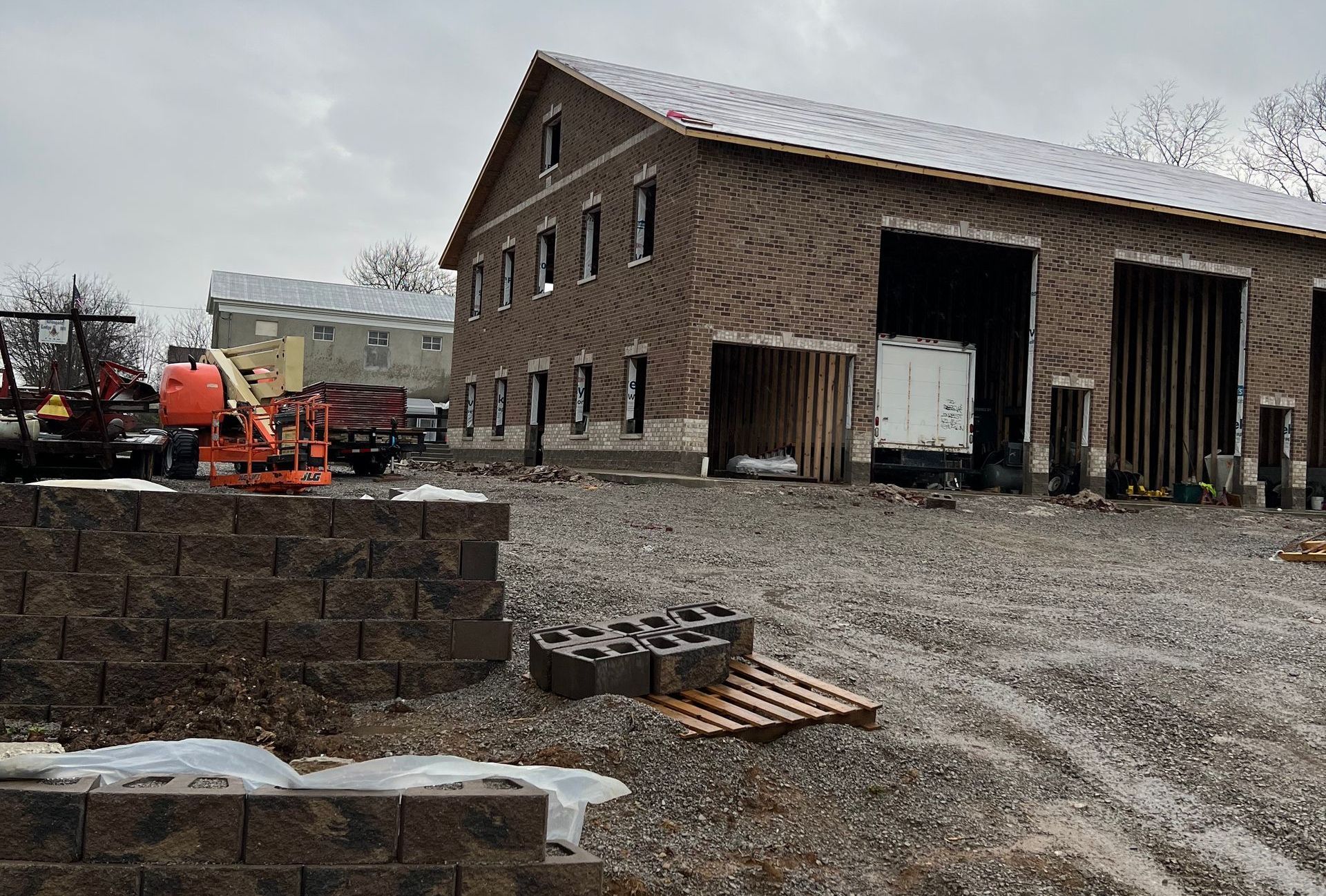brick building