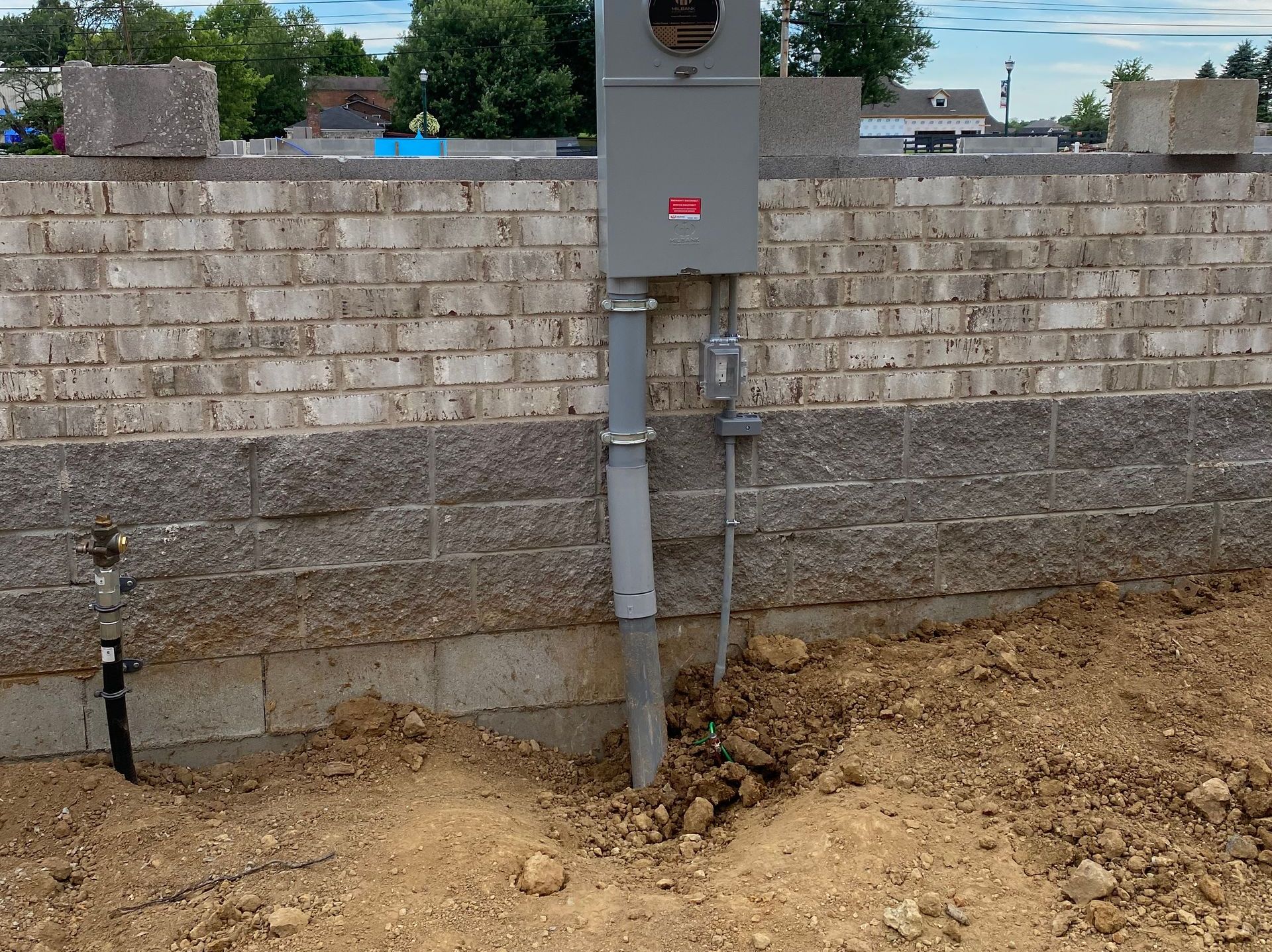 new retaining wall